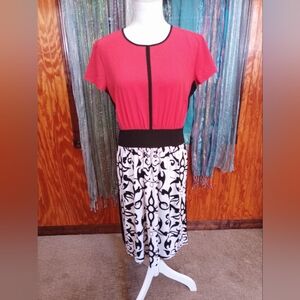 NWOT Narciso Rodriguez For Design Nation Color Block Short Sleeve Dress